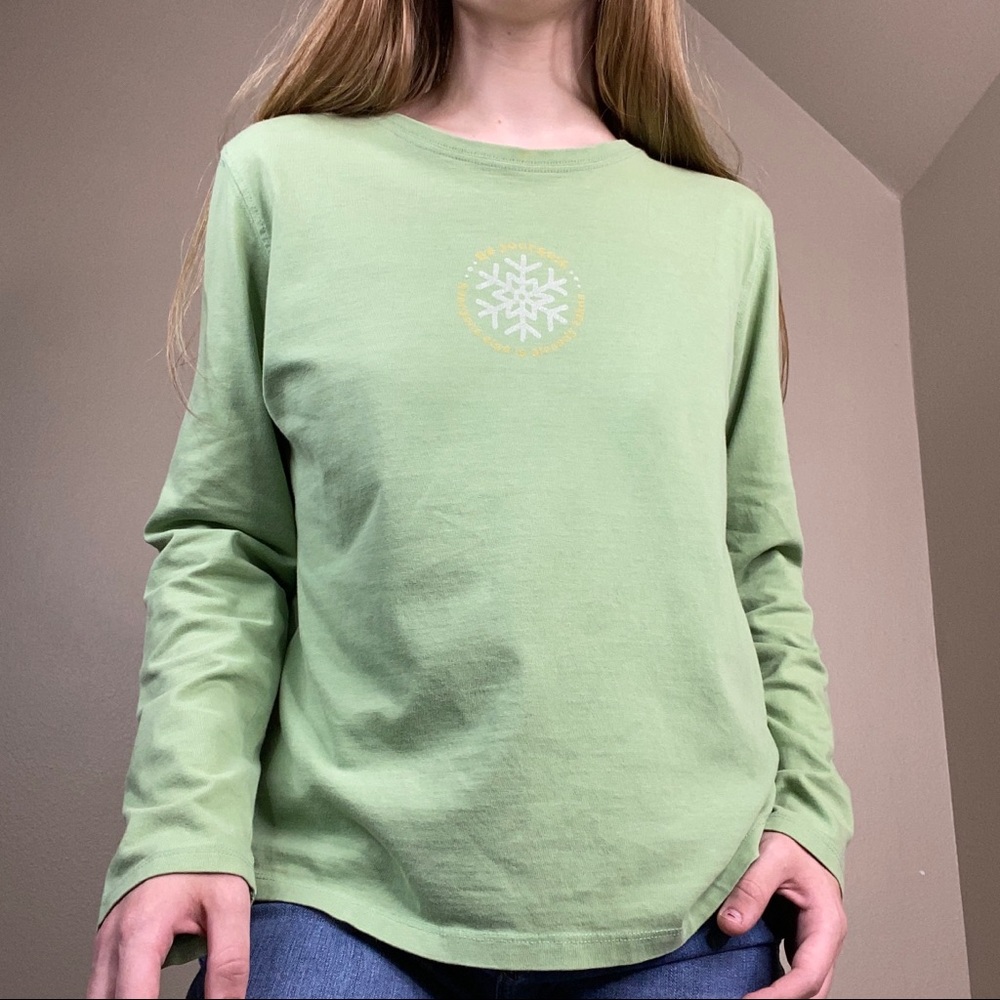 Life is good be yourself long-sleeve tee